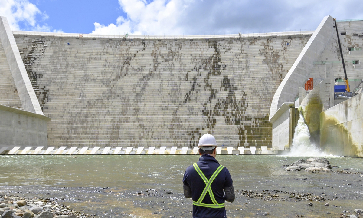 View of Upper Wawa Dam’s spillway, which helps mitigate flooding in low-lying areas of Rizal province.